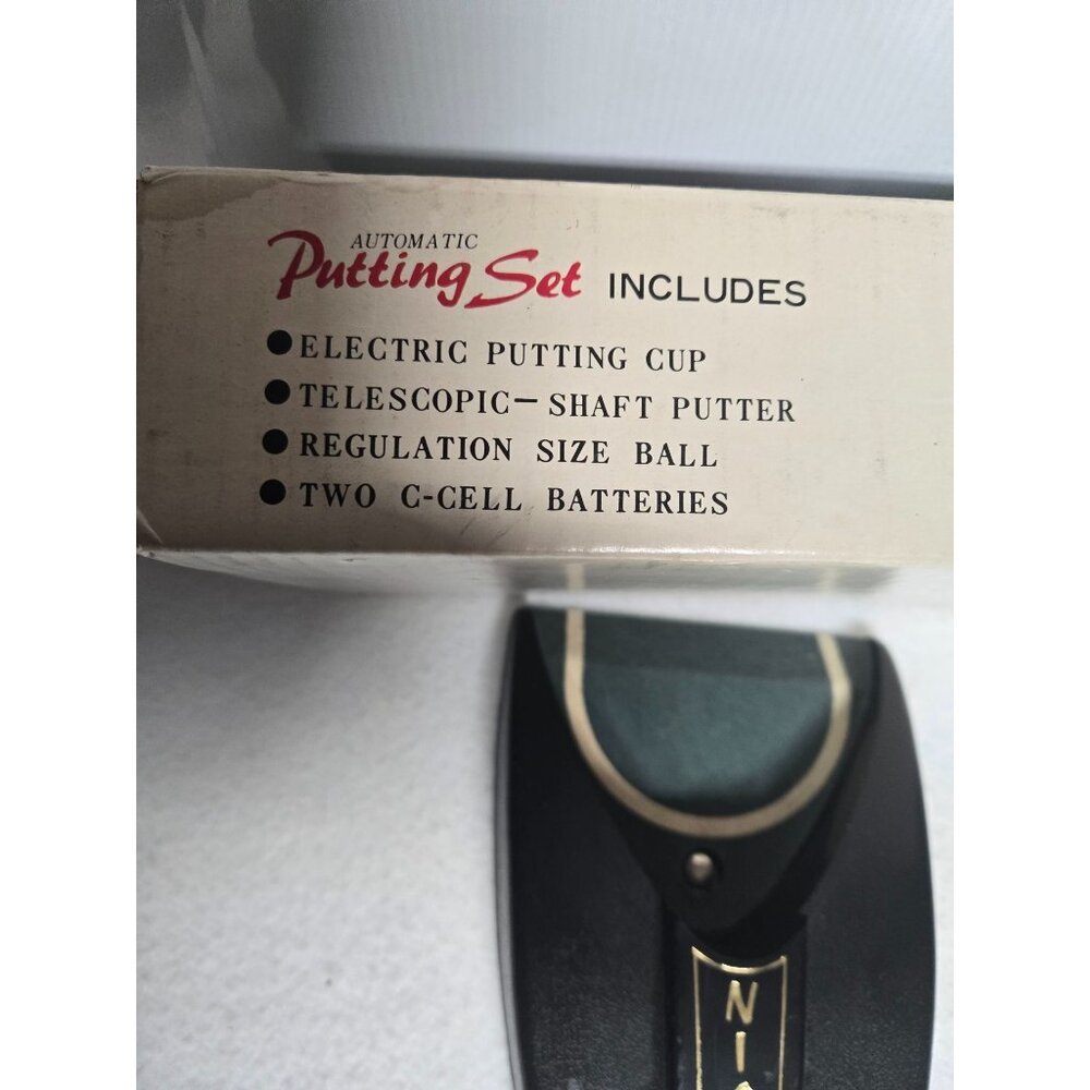 Vintage Automatic Cordless Electric Putting Set With Putter &amp; Ball - Nice Pu - Picture 13 of 15